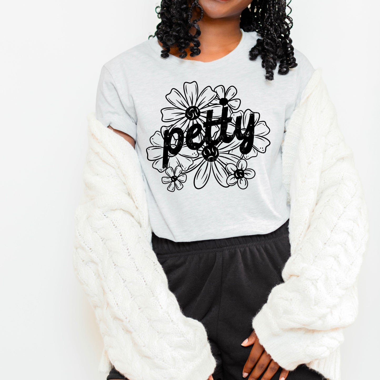 PETTY SINGLE COLOR SWEATSHIRT