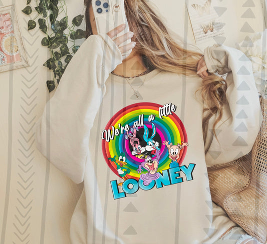 WE'RE ALL A LITTLE LOONEY SWEATSHIRT