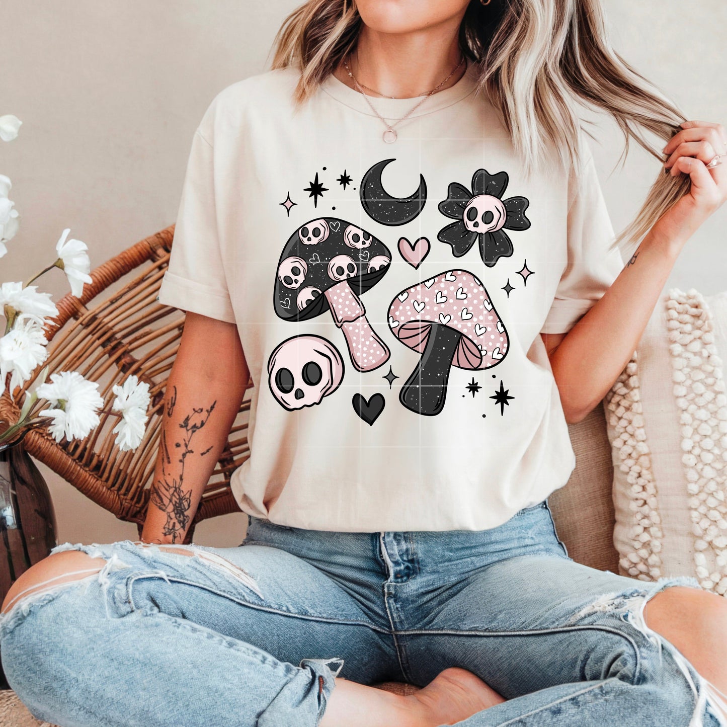 SKELE SHROOM TEE