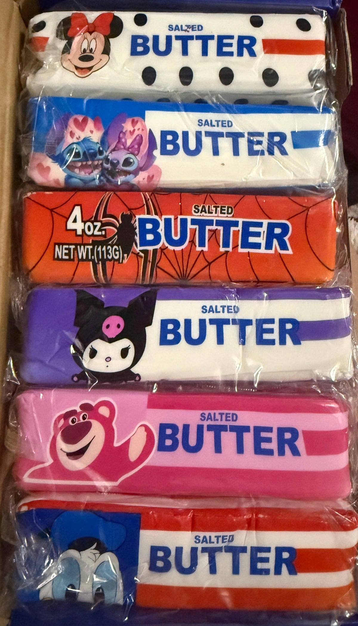 Mystery Character Butter-Stick Squishy
