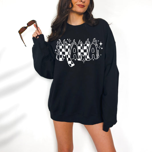 MAMA CHECKER SWEATSHIRT