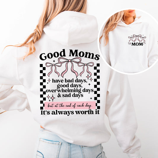 GOOD MOMS HOODIE DOUBLE SIDED PRINT