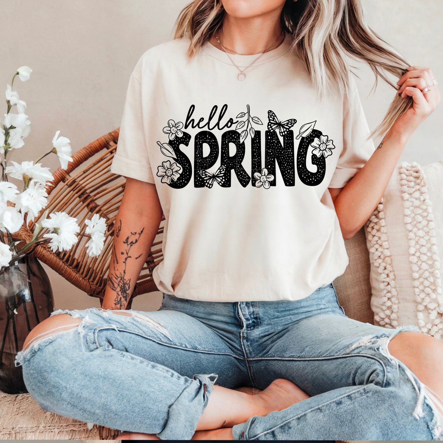 HELLO SPRING TEE