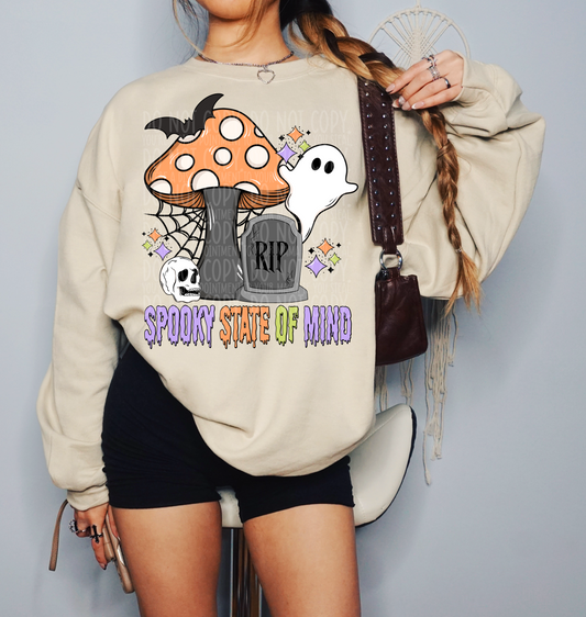 SPOOKY STATE OF MIND SWEATSHIRT