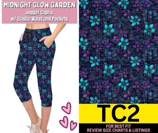 Midnight Glow Garden Jogger Capri
