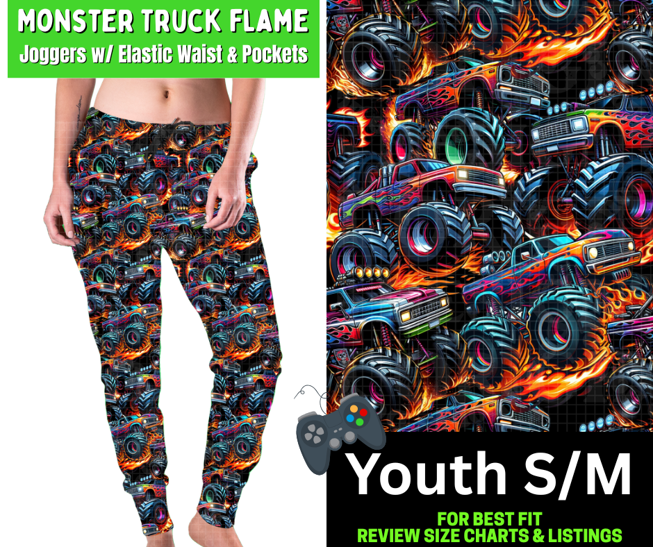 Monster Truck Flame Joggers