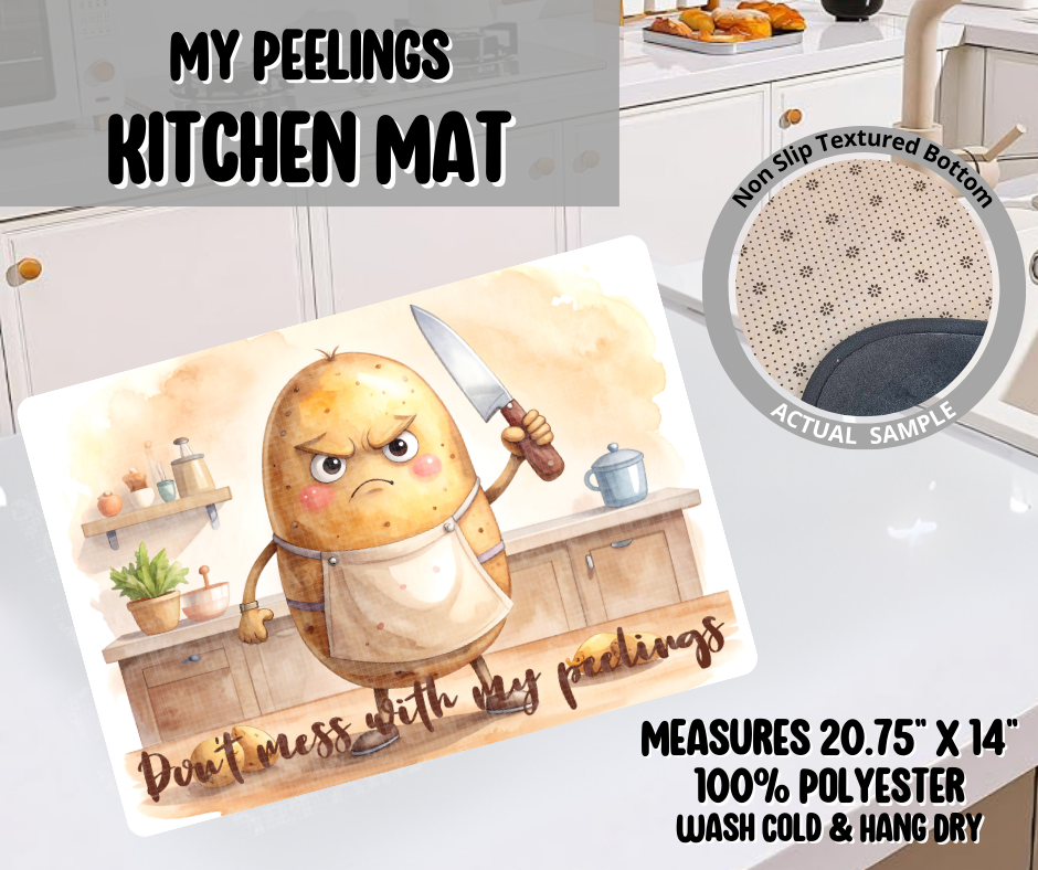 My Peelings Kitchen Mat