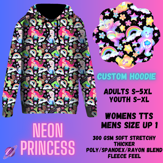 PULLOVER HOODIE RUN 1-NEON PRINCESS