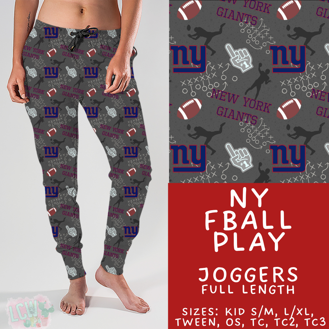 Ready To Ship - NY FBall Play Joggers - TC3