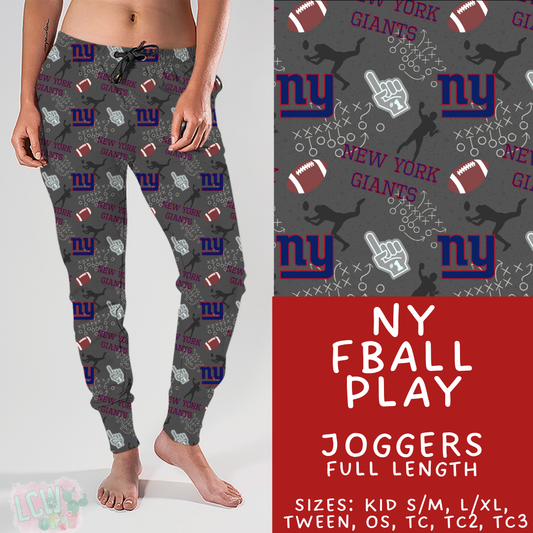 Ready To Ship - NY FBall Play Joggers - TC3