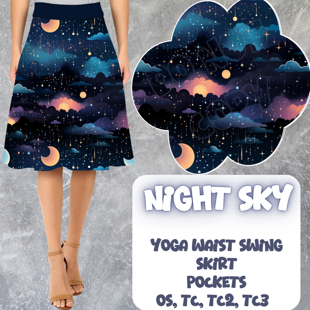 NIGHT SKY - SWING SKIRTS RUN 6 - PREORDER CLOSING 3/13