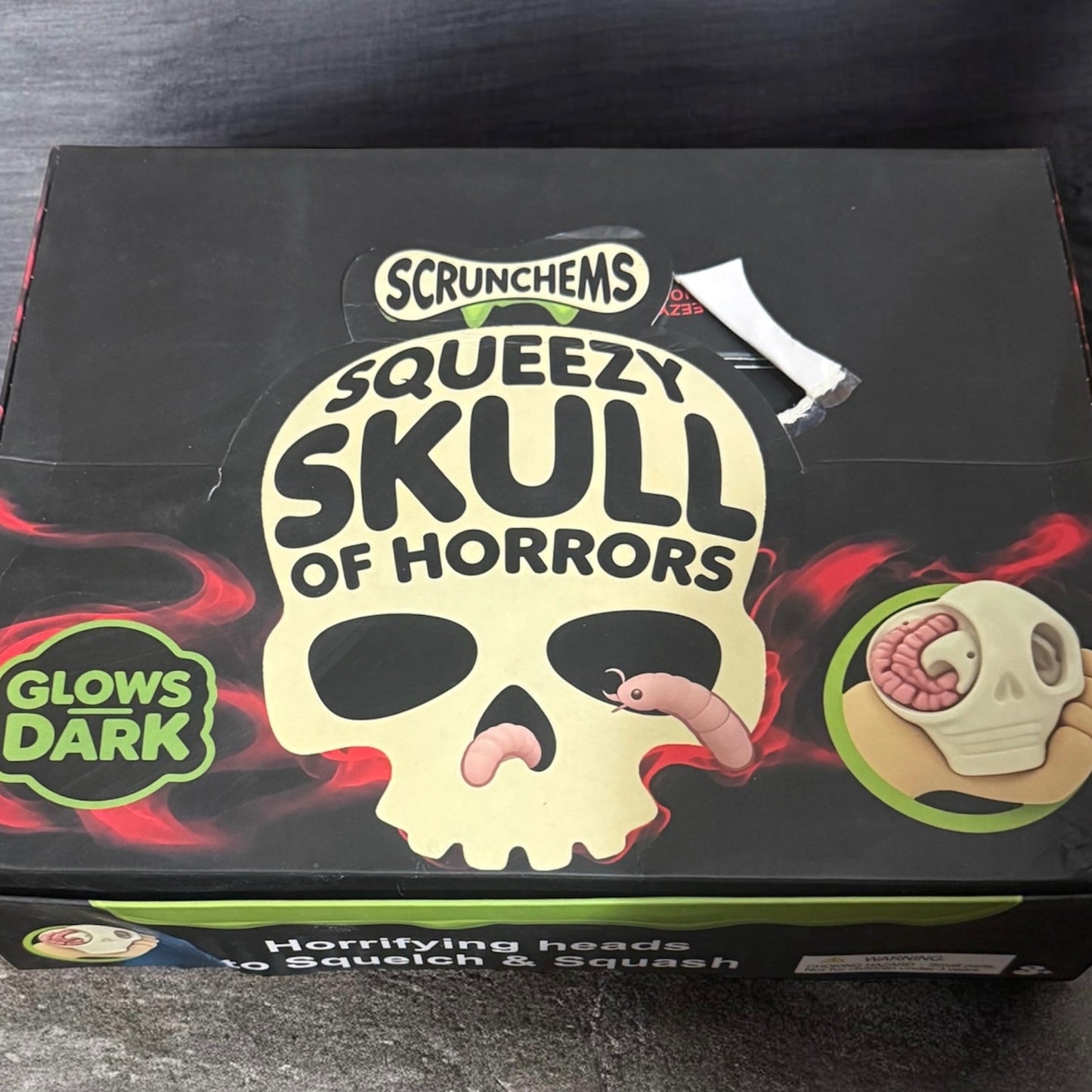 HORRIFYING SQUISHY SKULLS OF HORROR - WE GLOW IN THE DARK TOO!