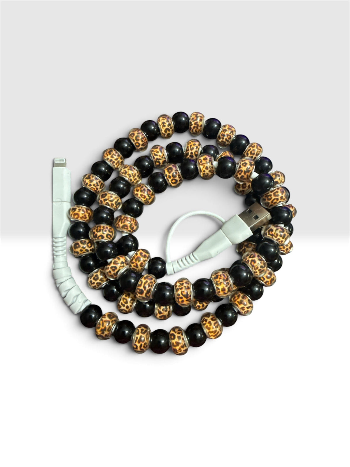 FUN DESIGNED BEADED 4-IN-1 FAST CHARGING CABLE - GREAT QUALITY AND LOTS OF COLORS