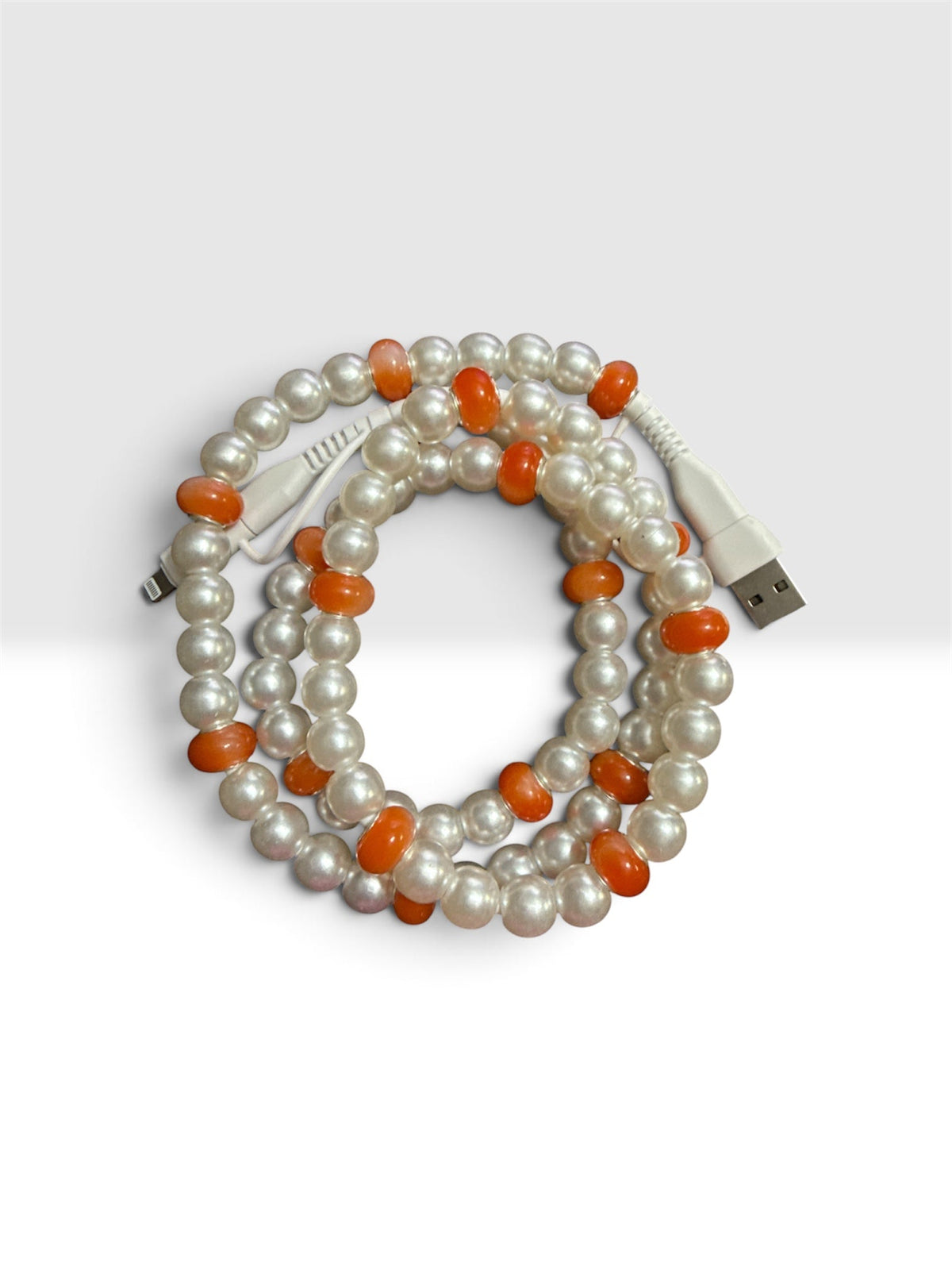 FUN DESIGNED BEADED 4-IN-1 FAST CHARGING CABLE - GREAT QUALITY AND LOTS OF COLORS