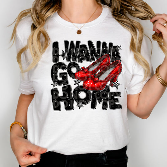 WANNA GO HOME TEE