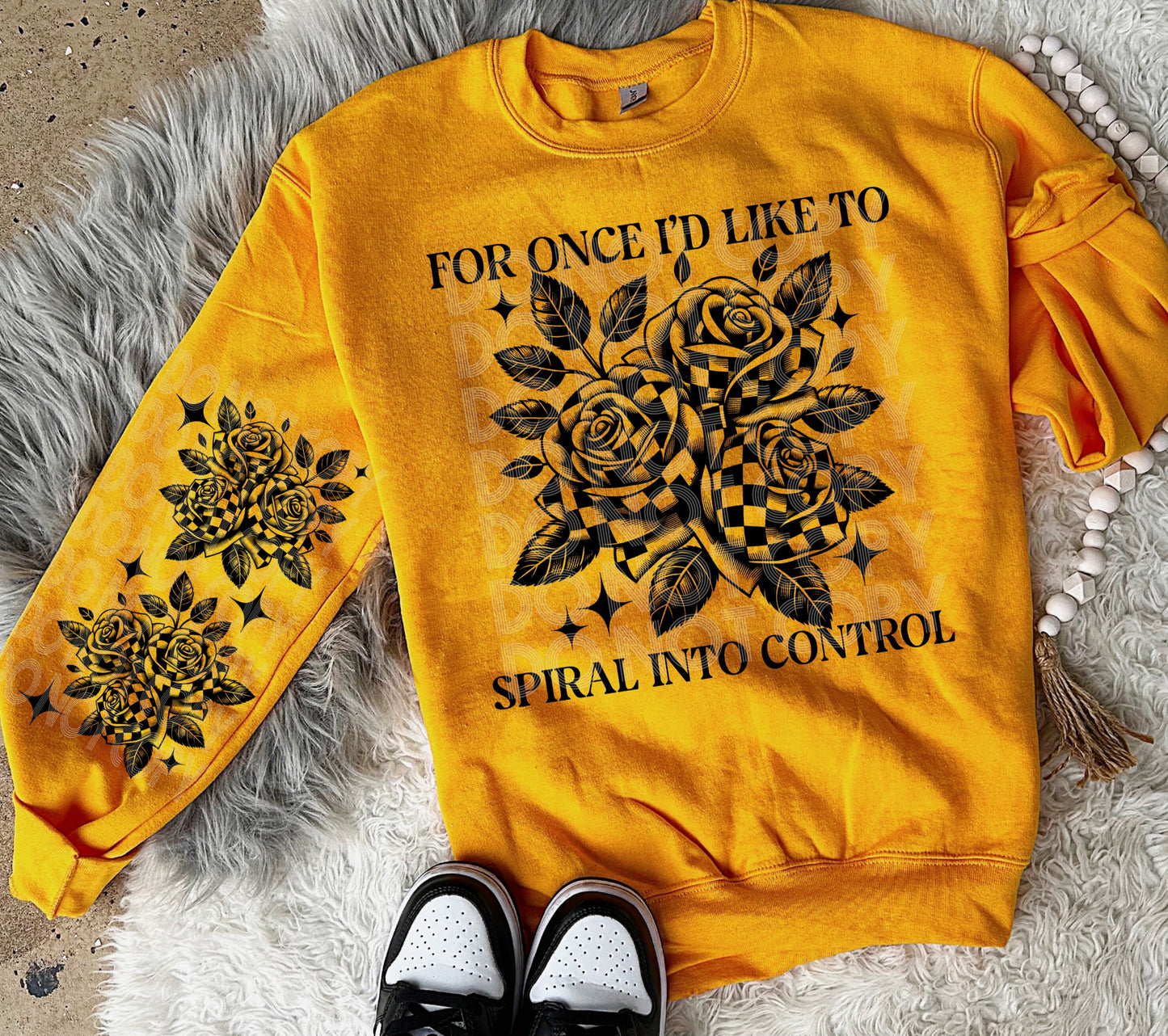 SPIRAL INTO CONTROL SWEATSHIRT W/ SLEEVE PRINT