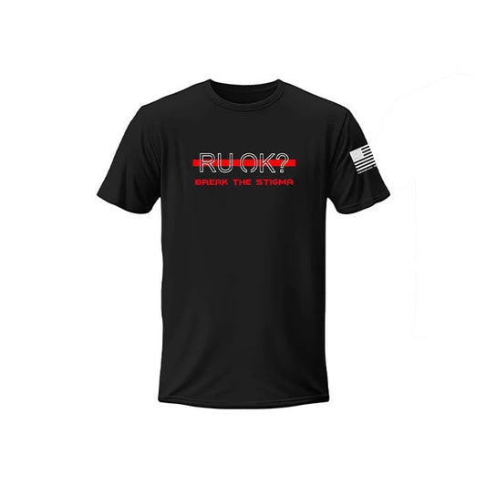 Stigma-Breaking Unisex Tee- Red Line