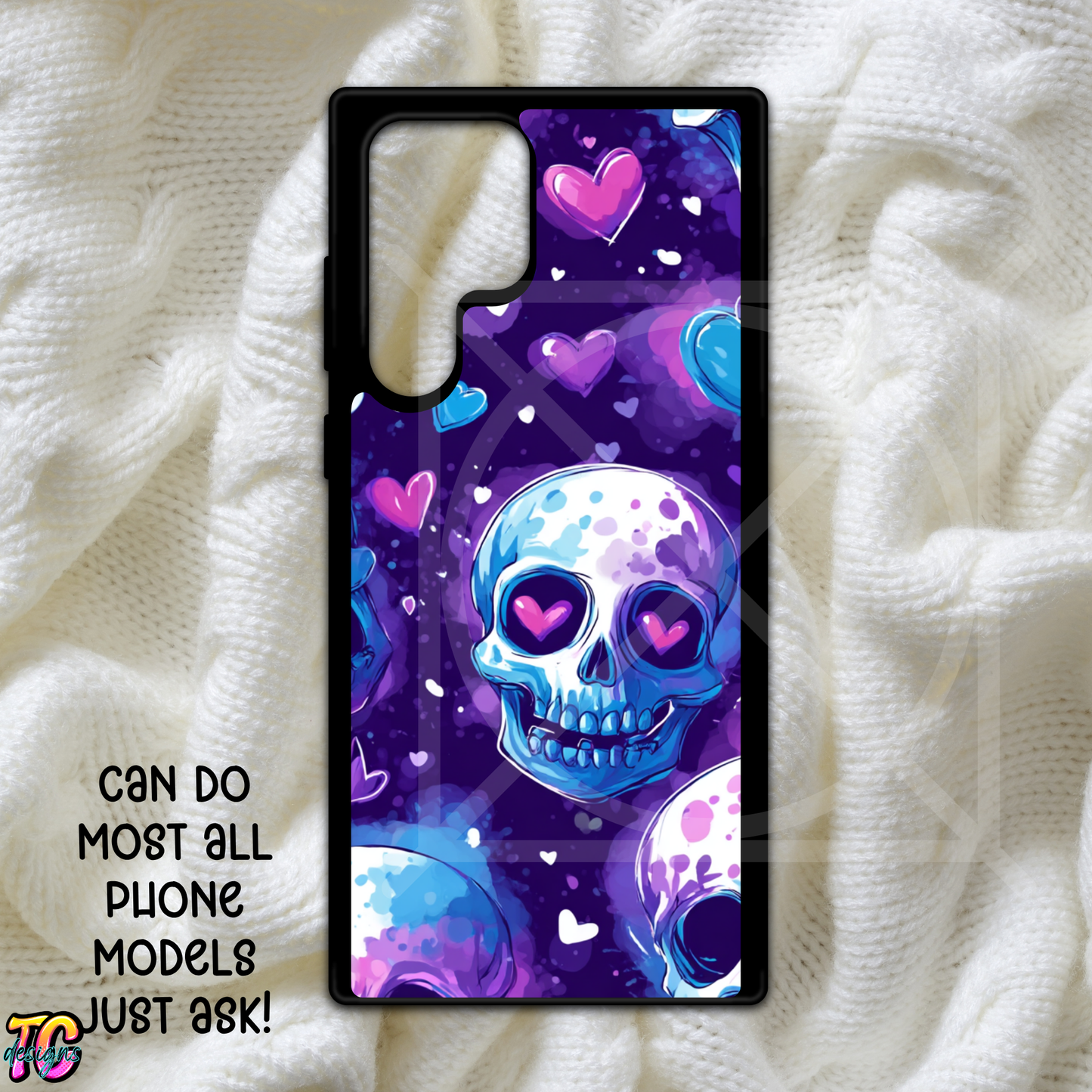 Heart Skull Phone Case Choose Model