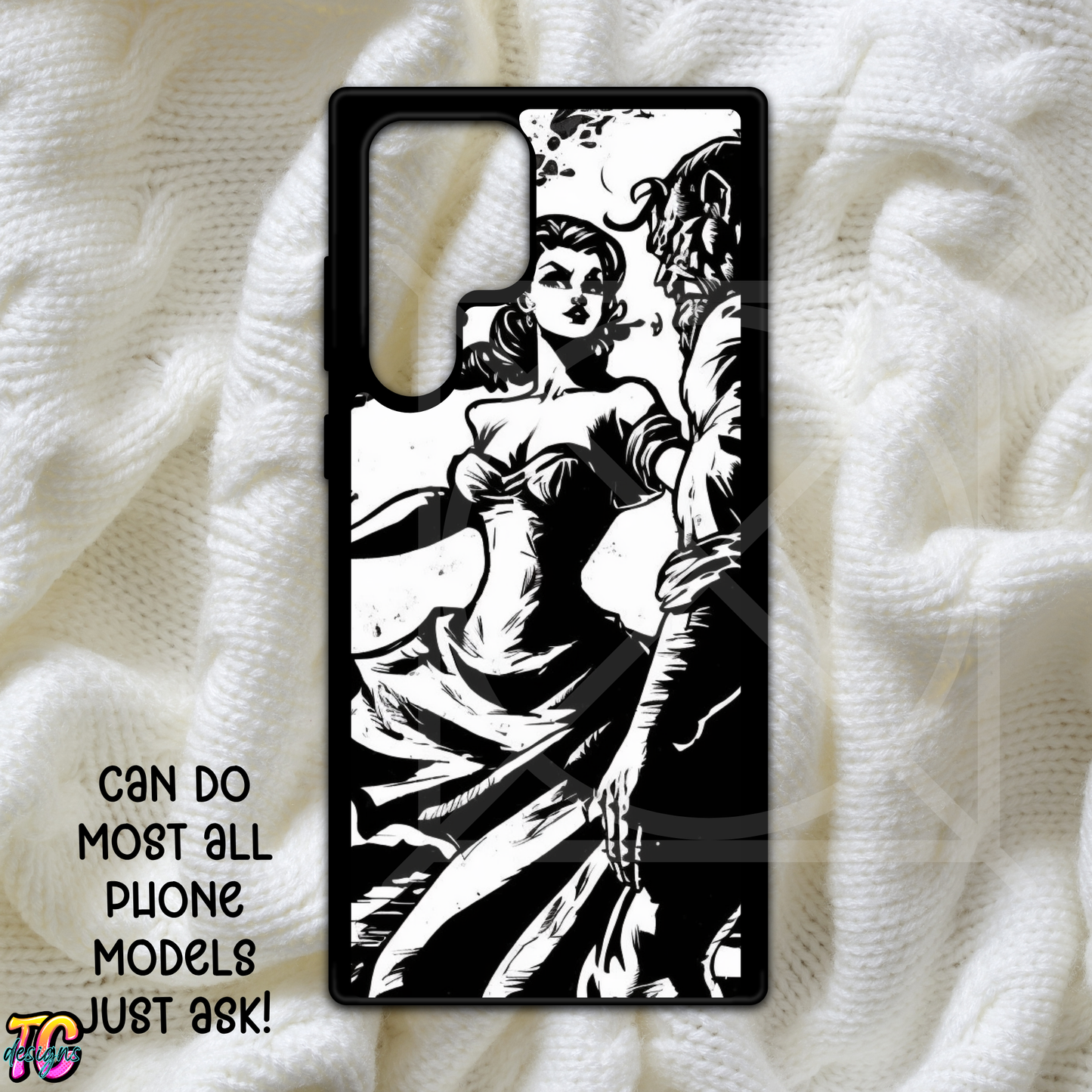 Old Tale Ink Sketch Phone Case Choose Model