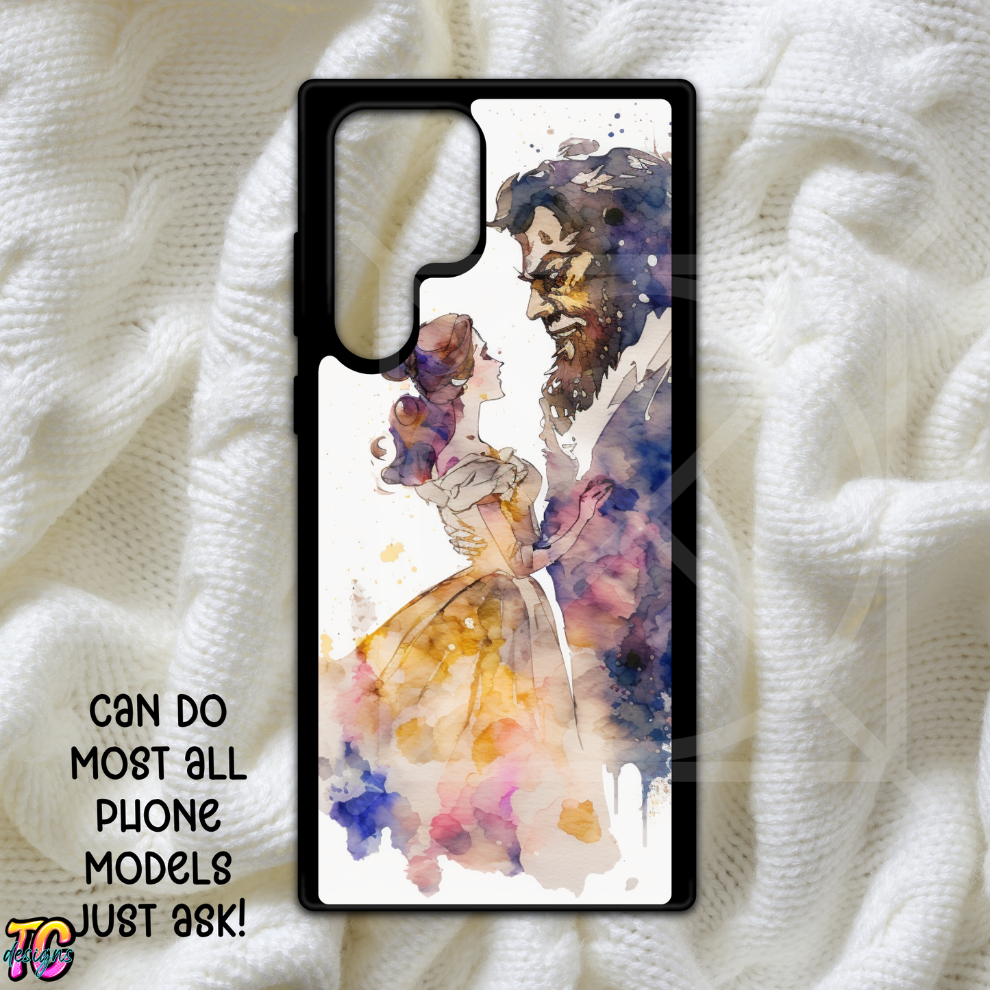 Watercolor Fairytale Love Phone Case Choose Model