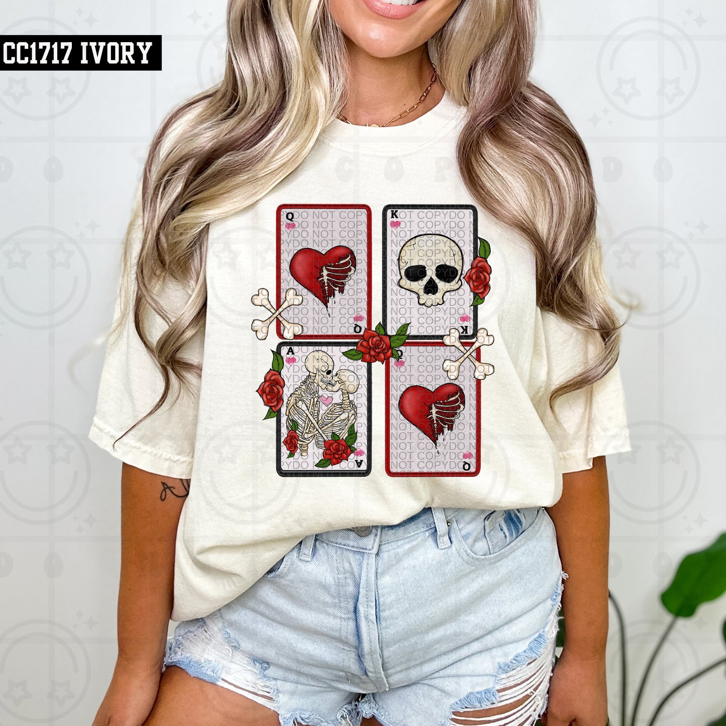 SKELE CARDS TEE