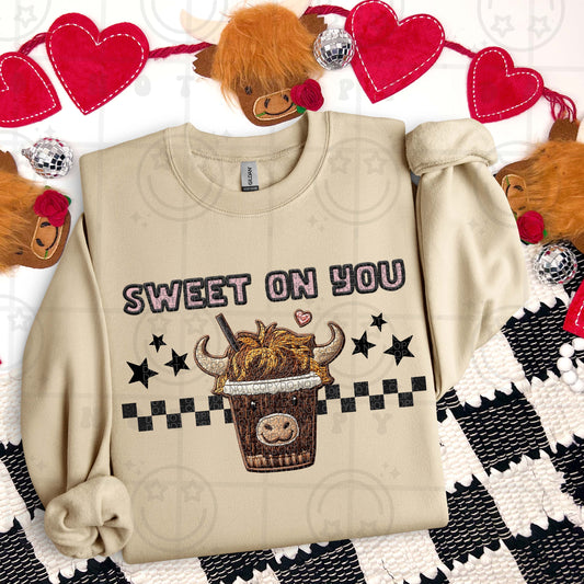 SWEET ON YOU HIGHLAND SWEATSHIRT