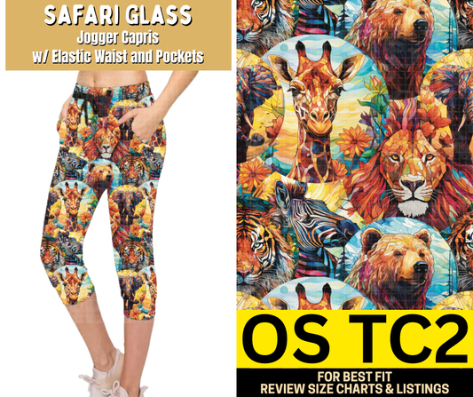 Safari Glass Jogger Capri