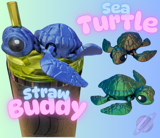 SEA TURTLE STRAW BUDDY