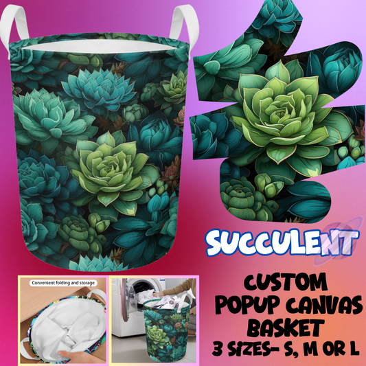 SUCCULENT - STORAGE BASKETS ROUND 5 - PREORDER CLOSING 3/16