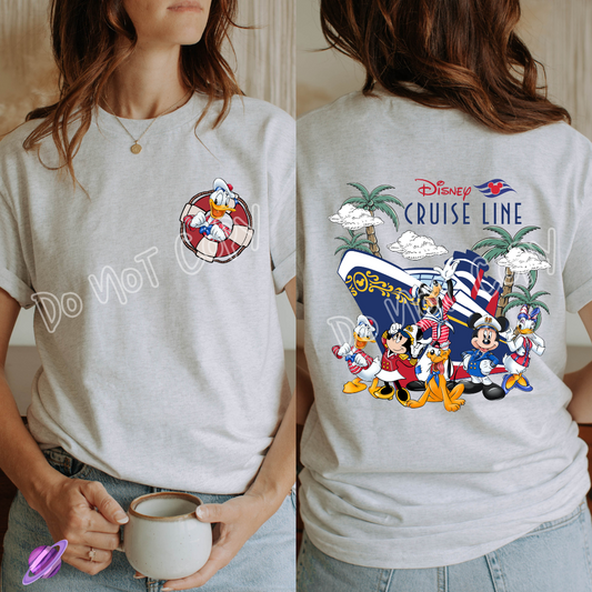 BOY DUCK CRUISE DOUBLE SIDED TEE