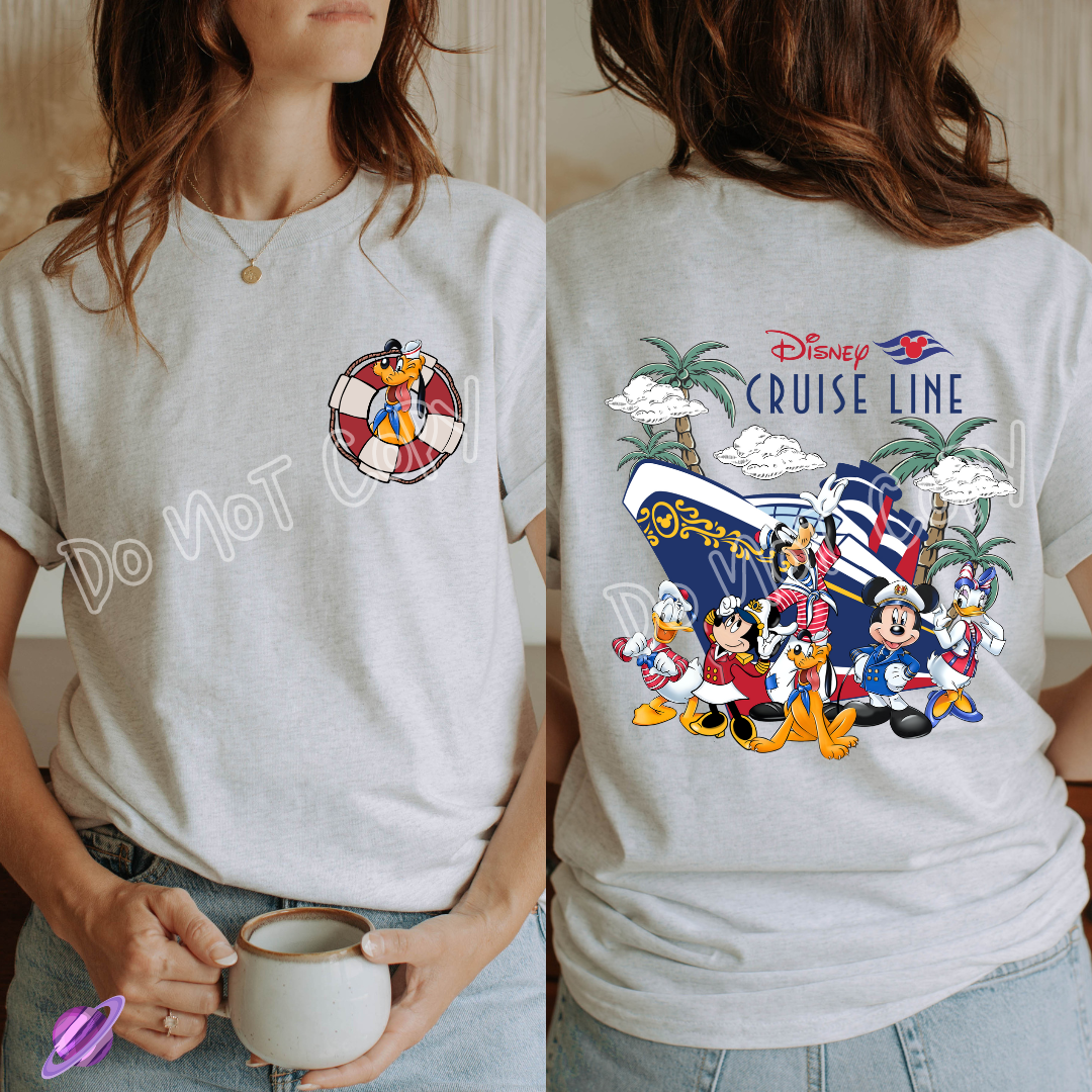 DOG CRUISE DOUBLE SIDED TEE