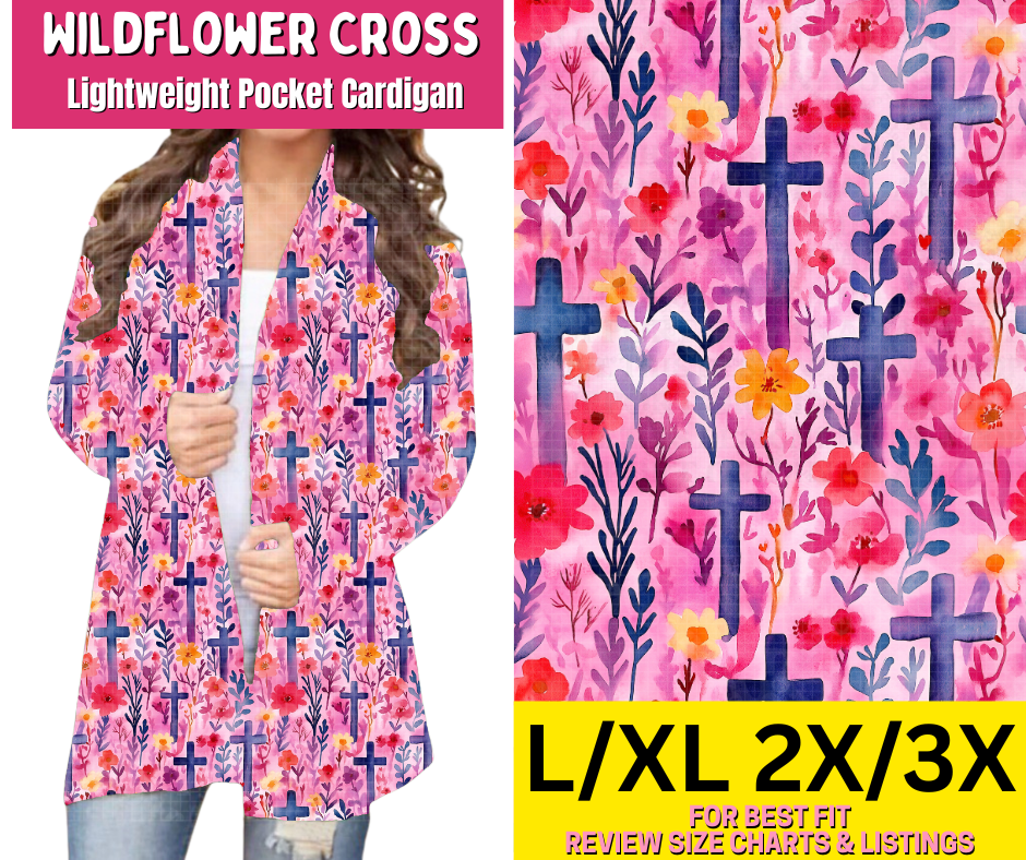 Wildflower Cross Pocket Cardigan