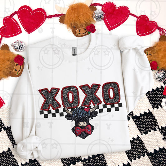 XOXO HIGHLAND SWEATSHIRT