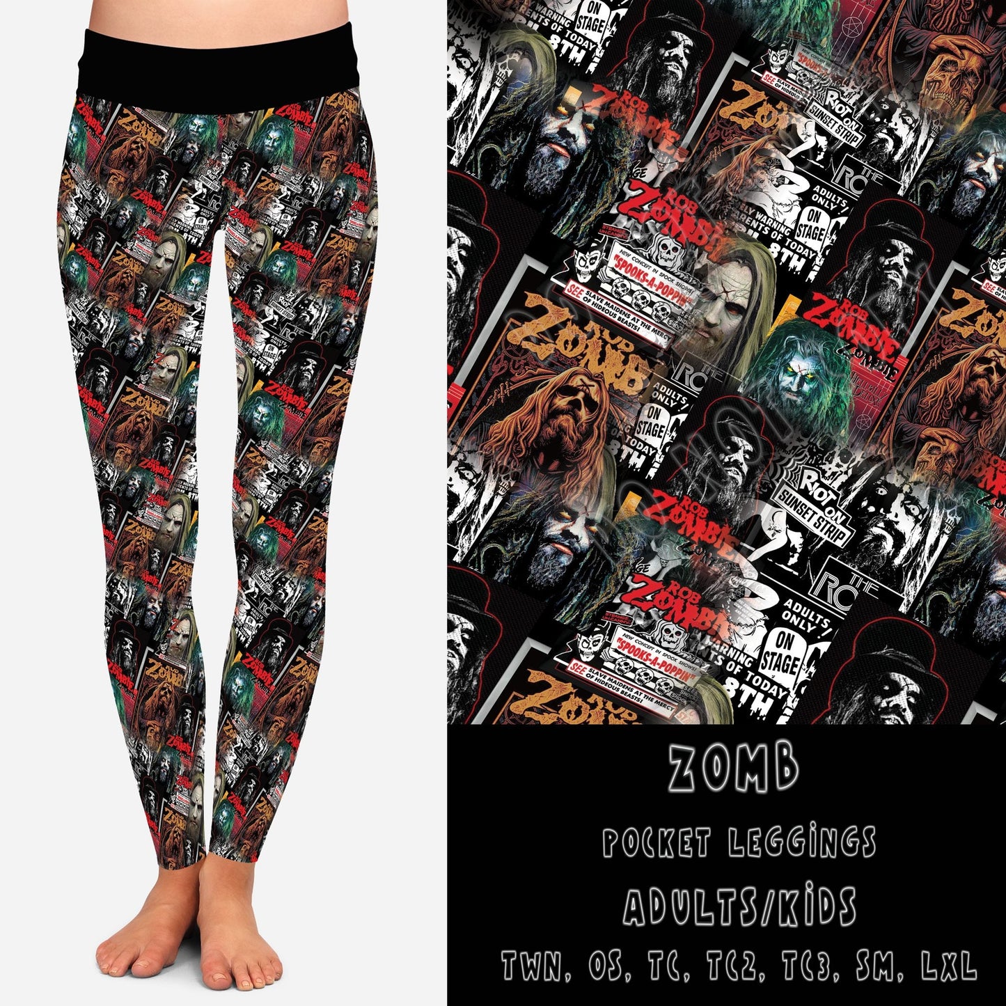 DARK TWISTED RUN-ZOMB-LEGGING/JOGGER