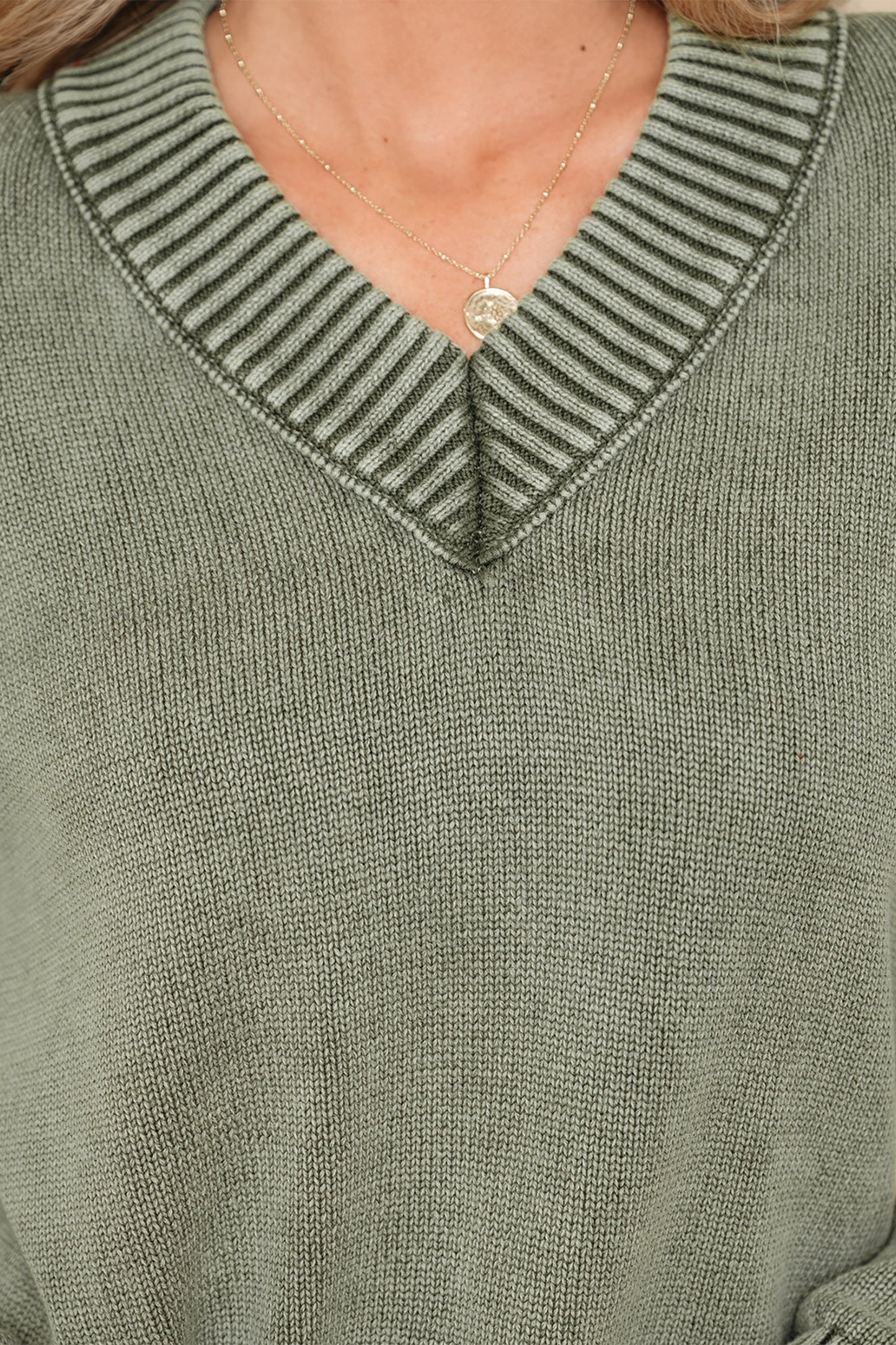 Alma Drop Shoulder Loose Sweater