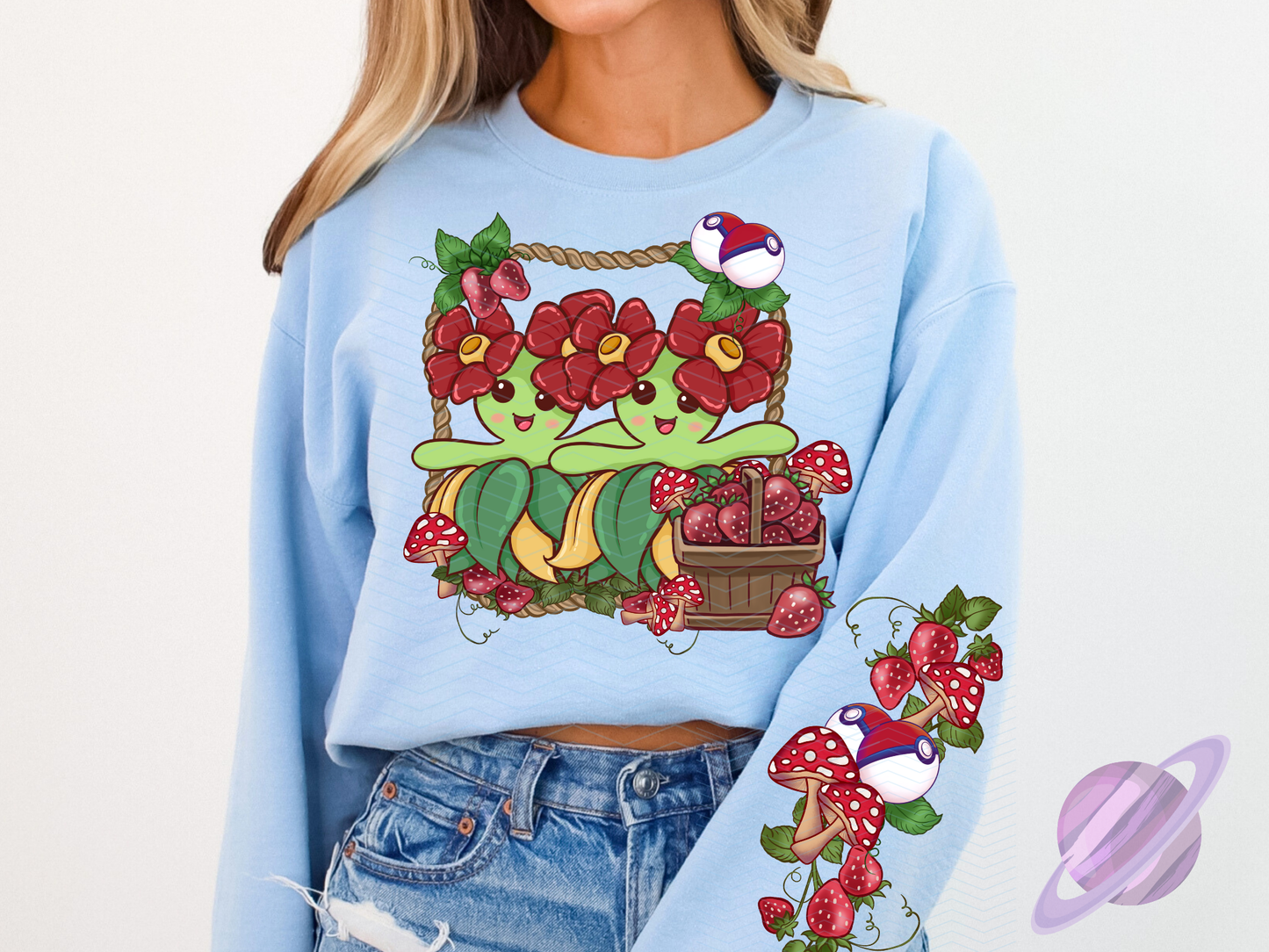 BELLO SWEATSHIRT W/ SLEEVE PRINT