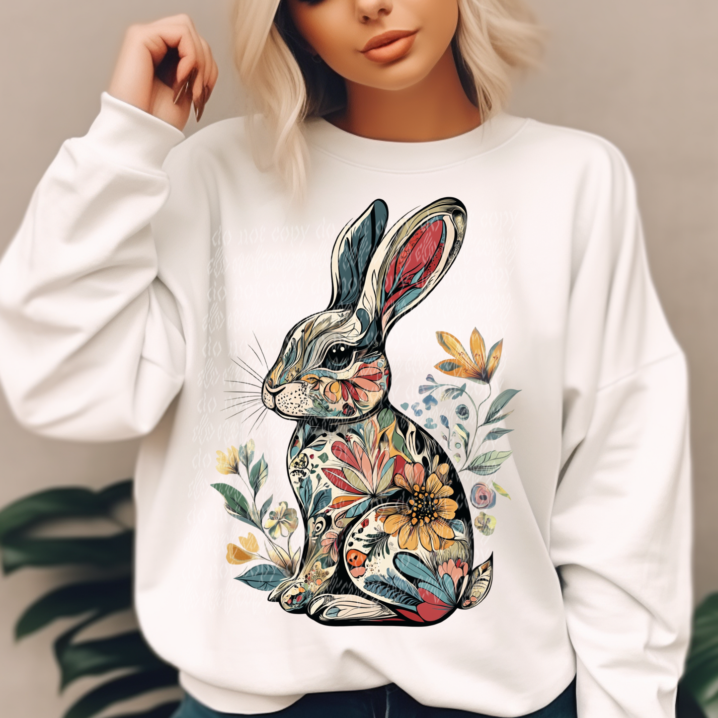 BOHO BUNNY SWEATSHIRT