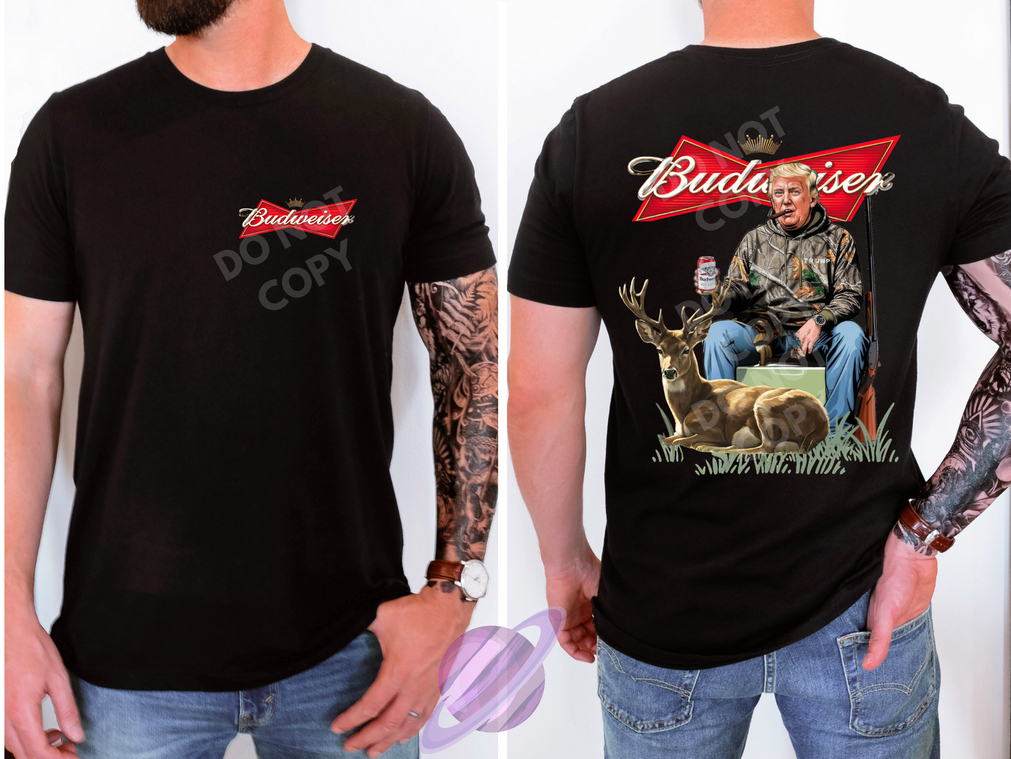 BUD T- POCKET PRINT DOUBLE SIDED TEE