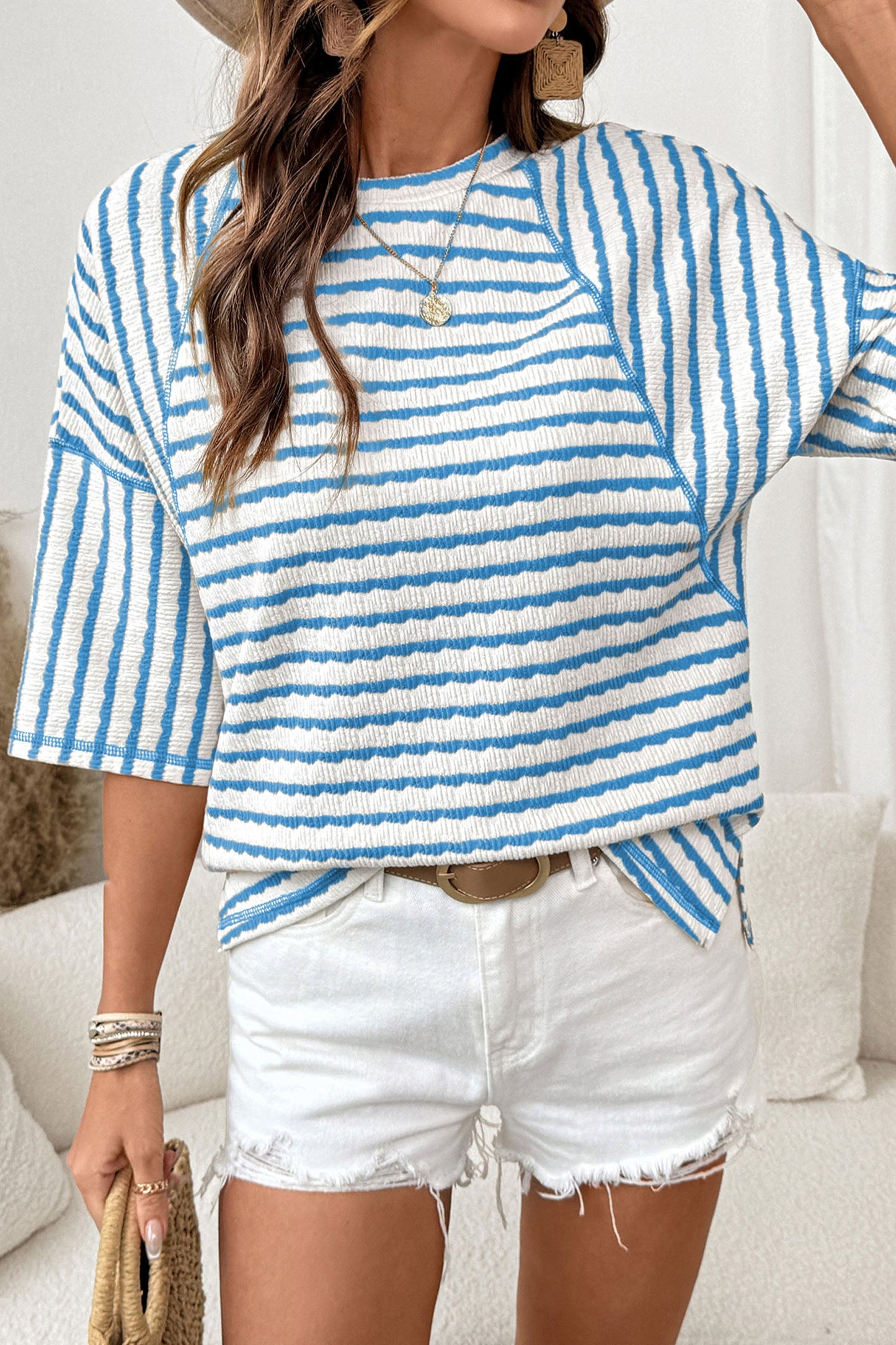 Kyla Half Sleeve Loose Top
