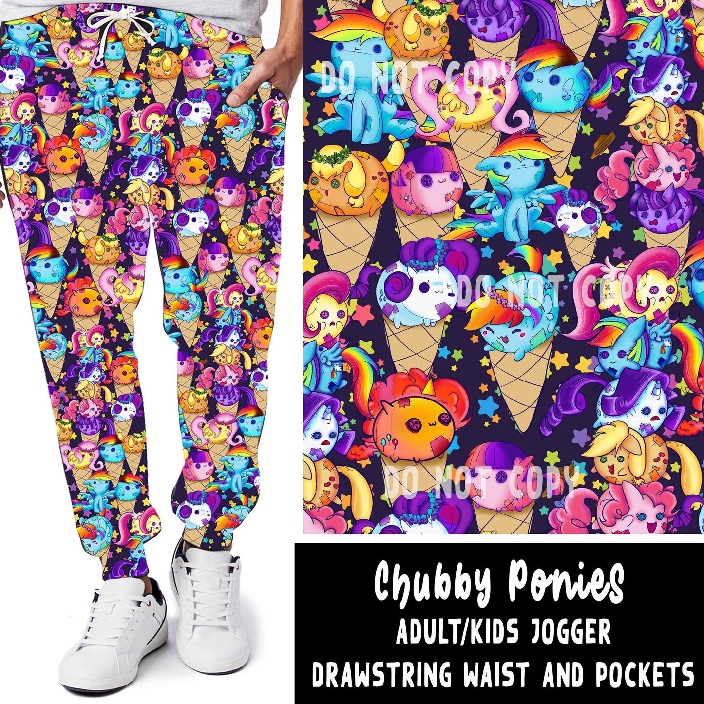 SPRING BASH RUN-CHUBBY PONIES LEGGINGS/JOGGERS