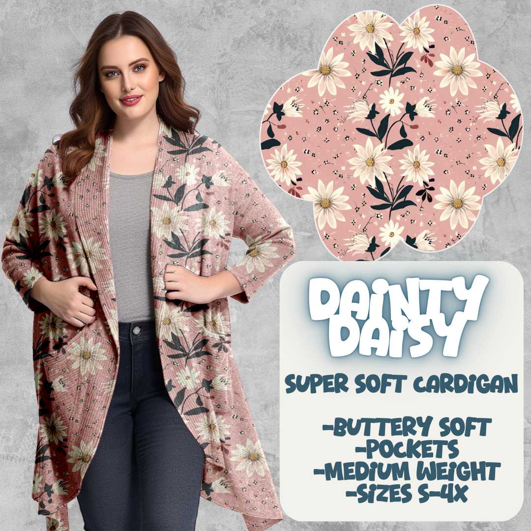 DAINTY DAISY - PRETTY CARDIGAN RUN CLOSING 3/18