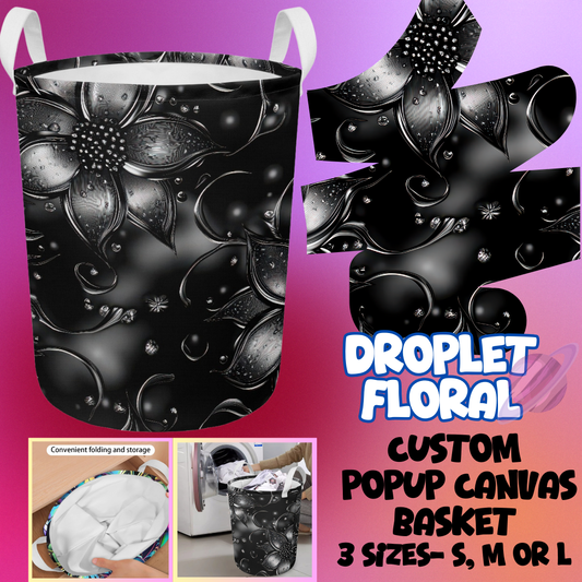 DROPLET FLORAL - STORAGE BASKETS ROUND 5 - PREORDER CLOSING 3/16