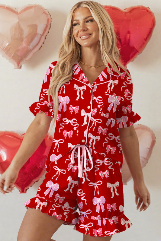 Amayah Ruffled Short Sleeve Shirt