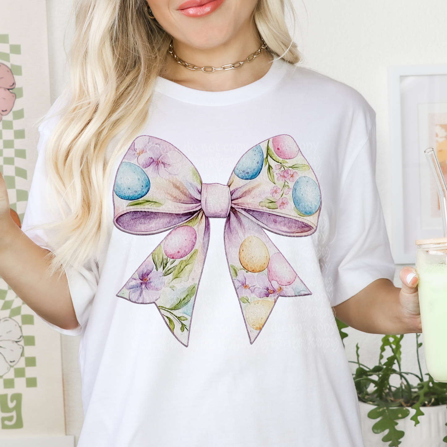 EASTER COQUETTE BOW TEE