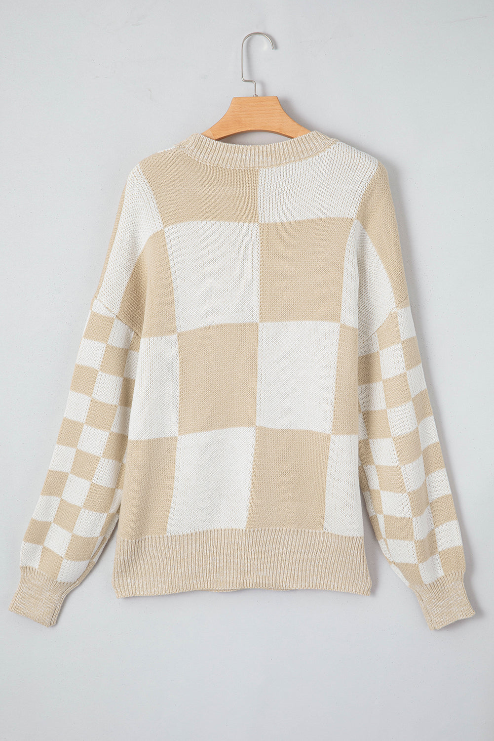 Vivifira Print Drop Shoulder Sweater