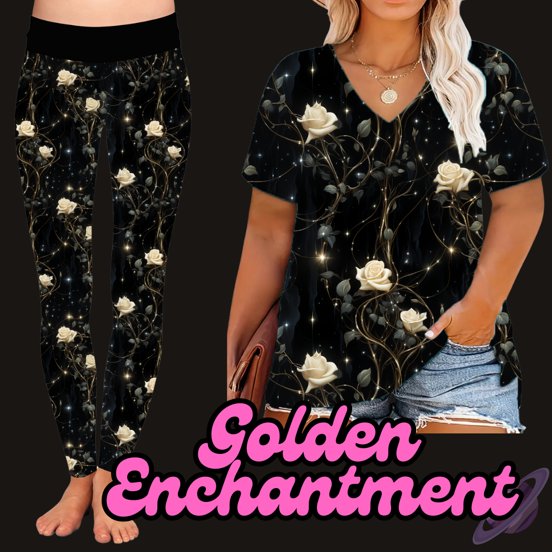 GOLDEN ENCHANTMENT - V-NECK TUNIC - PRETTY RUN PREORDER CLOSING 3/21