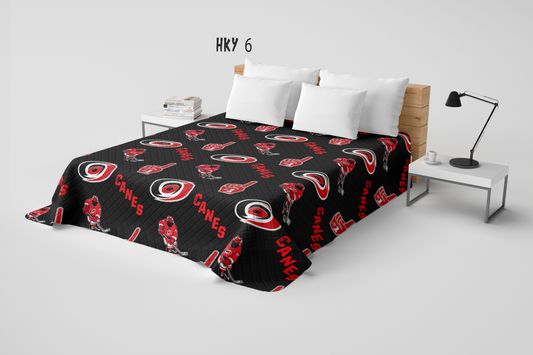 SPORTS RUN 3- HKY 6 QUILT