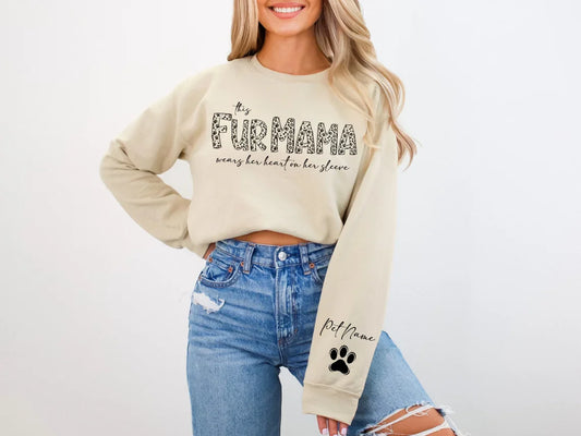 FUR MAMA W/ SLEEVE PRINT