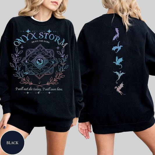 ONYX FOURTH SWEATSHIRT W/ BACK PRINT