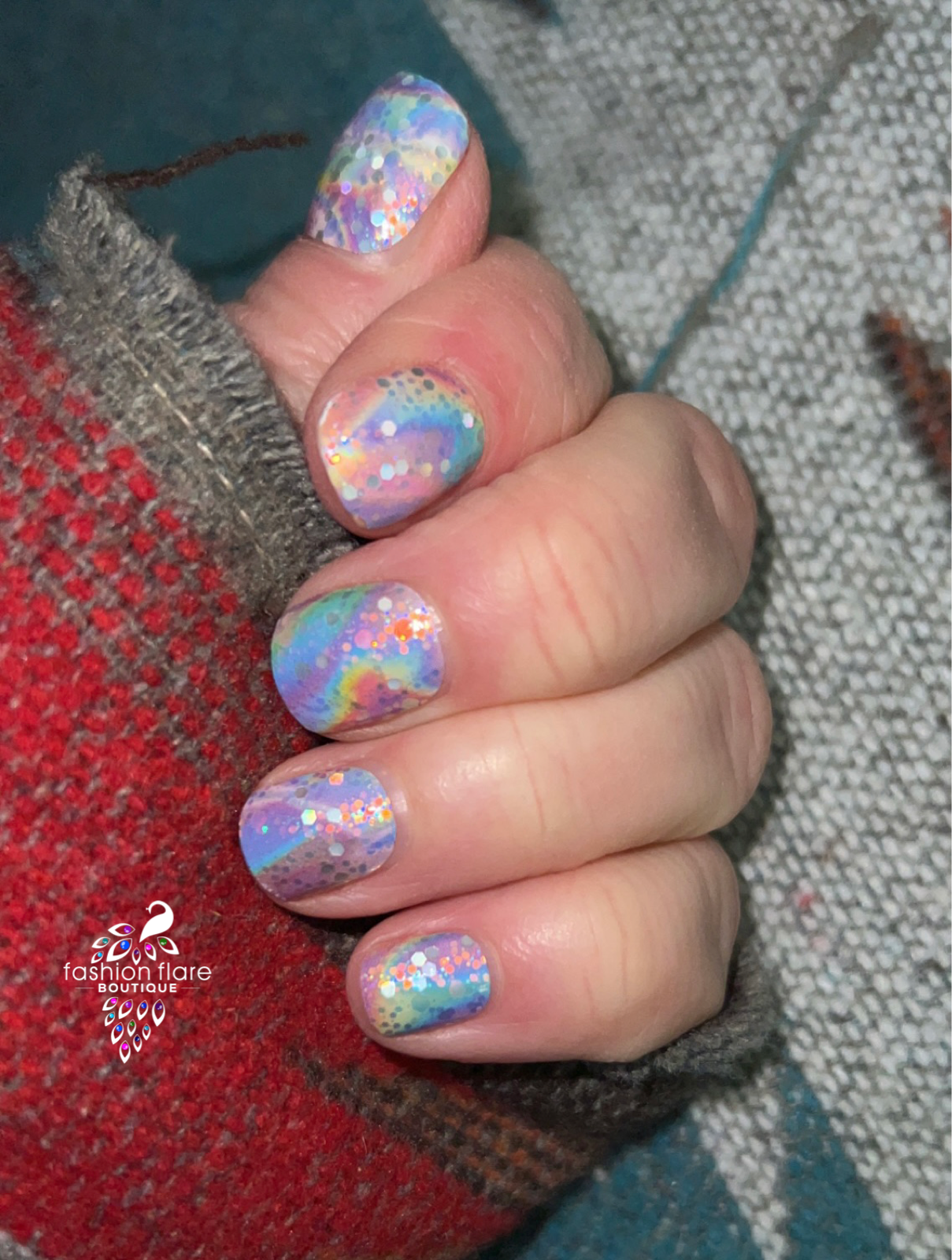 Marbled Confetti Holo